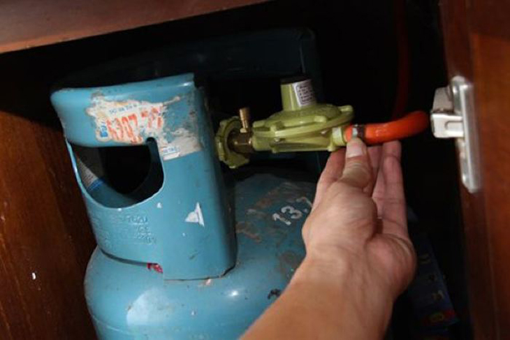 Đường ống dẫn gas bị thủng