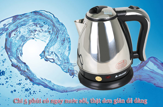 cách sử dụng ấm siêu tốc tiết kiệm điện