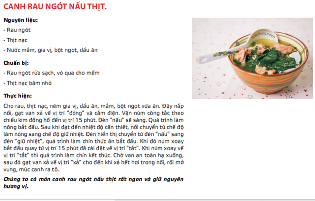 canh rau ngot nau thit