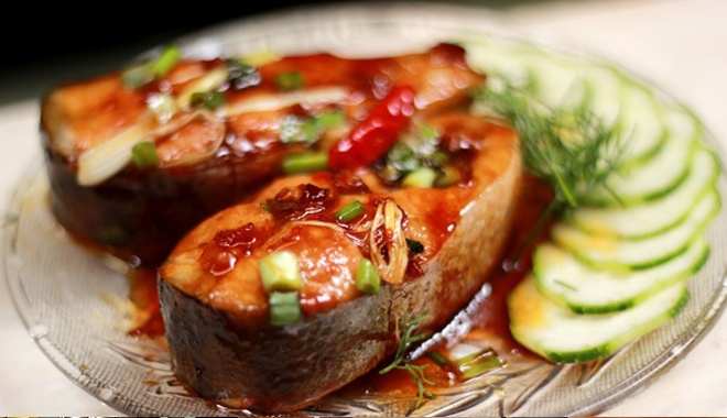 kho cá bằng nồi cơm đện siêu ngon