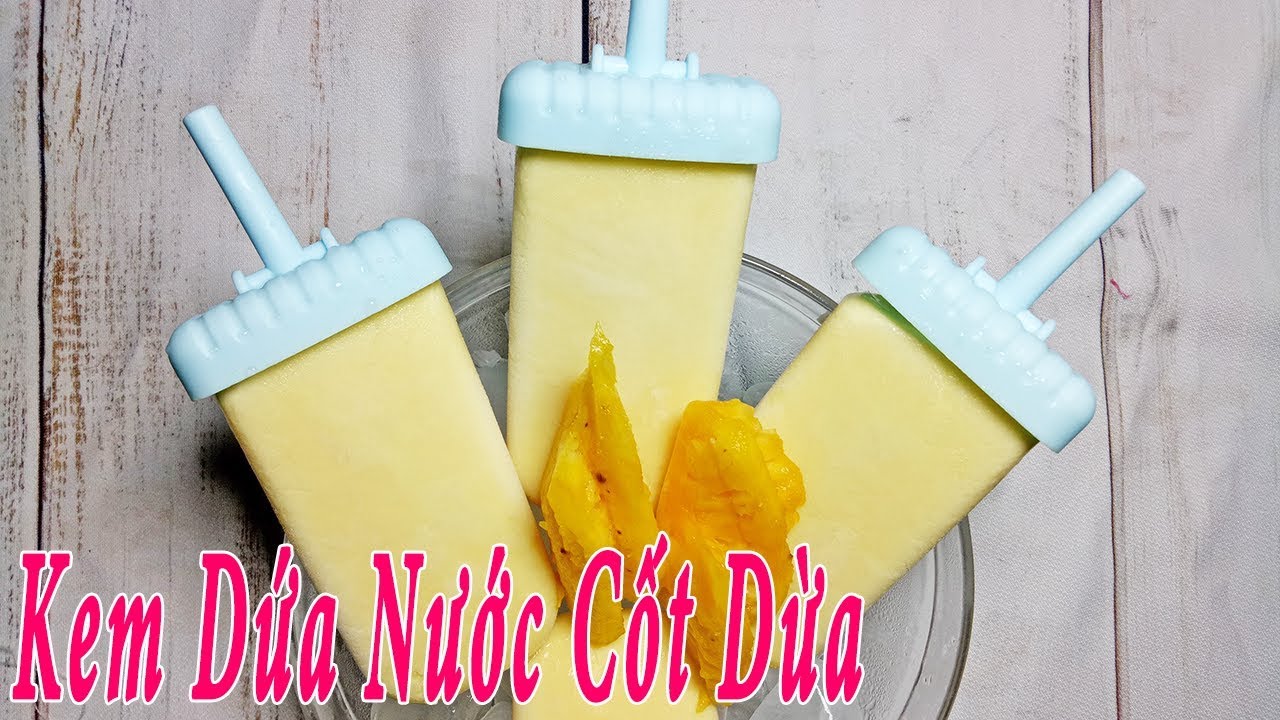 kem dứa nước cốt dừa