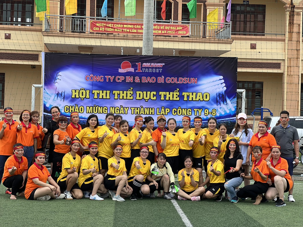 ngày hội “Thể dục thể thao” của toàn bộ CBCNV “Ngôi nhà chung Goldsun” 