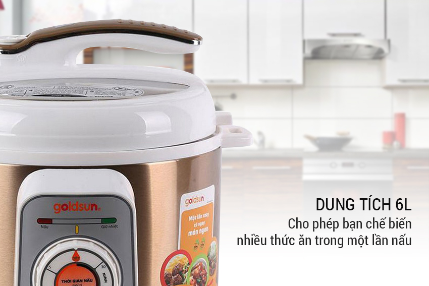 Nồi áp suất điện Goldsun EP-GHP60G