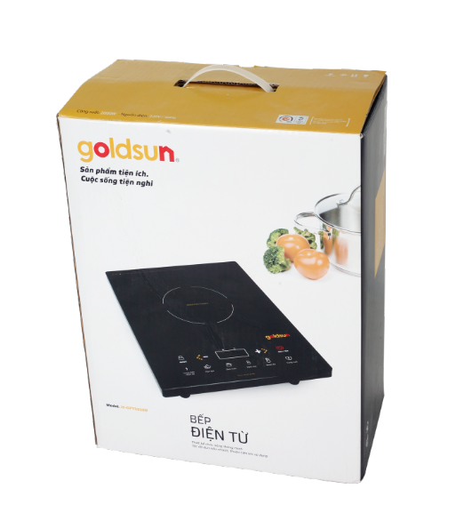Bếp điện từ điều khiển điện tử Goldsun IH-GFY2038B (+chảo lẩu)