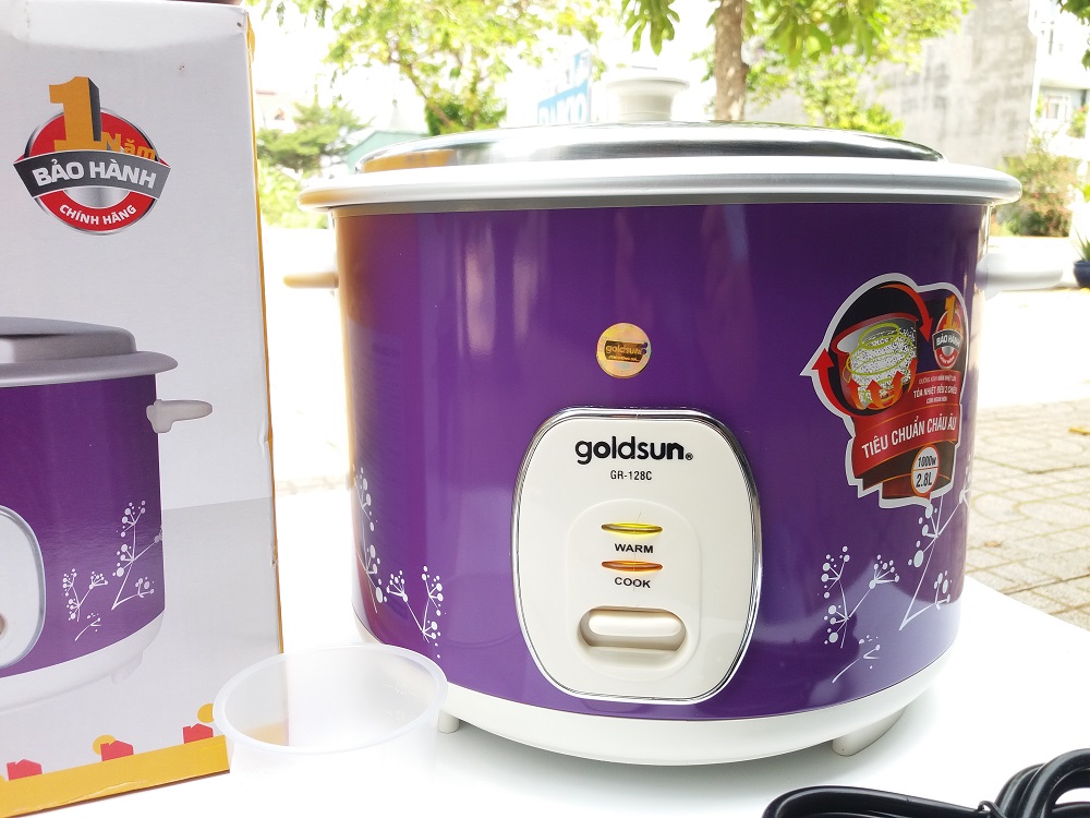 NỒI CƠM ĐIỆN NẮP RỜI GOLDSUN GR-128C