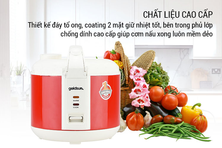 Nồi cơm điện Goldsun CB3202 (1,2 lít)