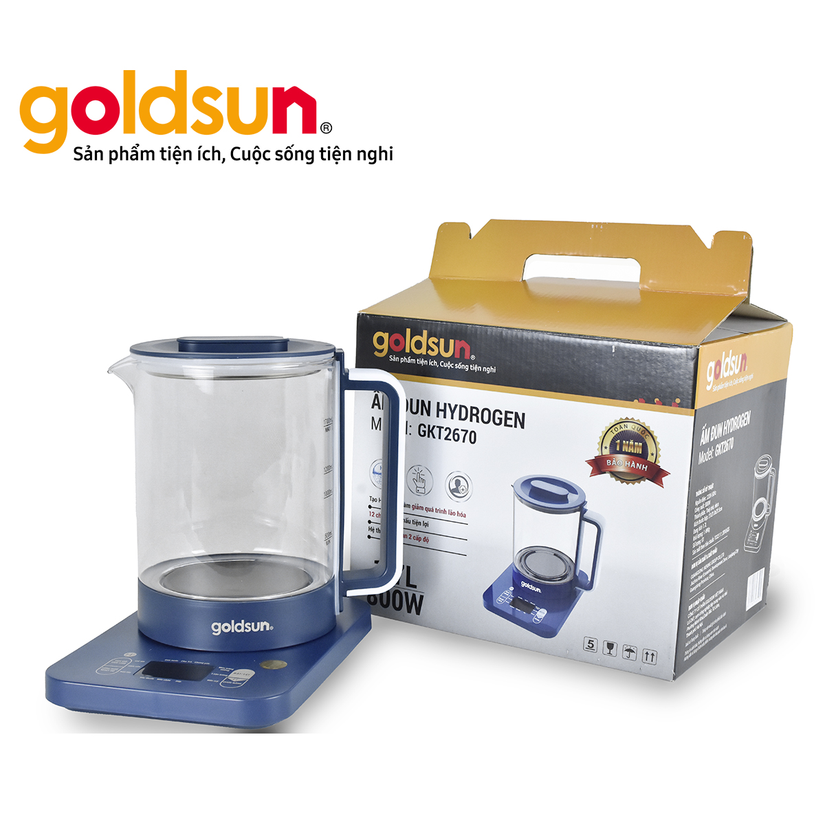 Ấm Hydrogen Goldsun GKT2670