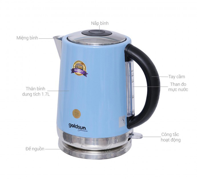 ẤM SIÊU TỐC GOLDSUN GPK-717SB
