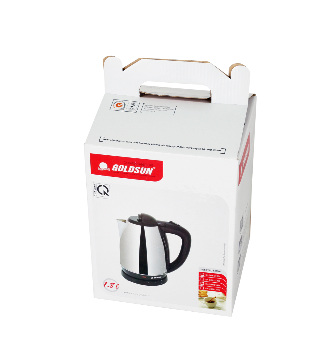 Ấm siêu tốc Goldsun 1,8 lít EK-GBB1218S3