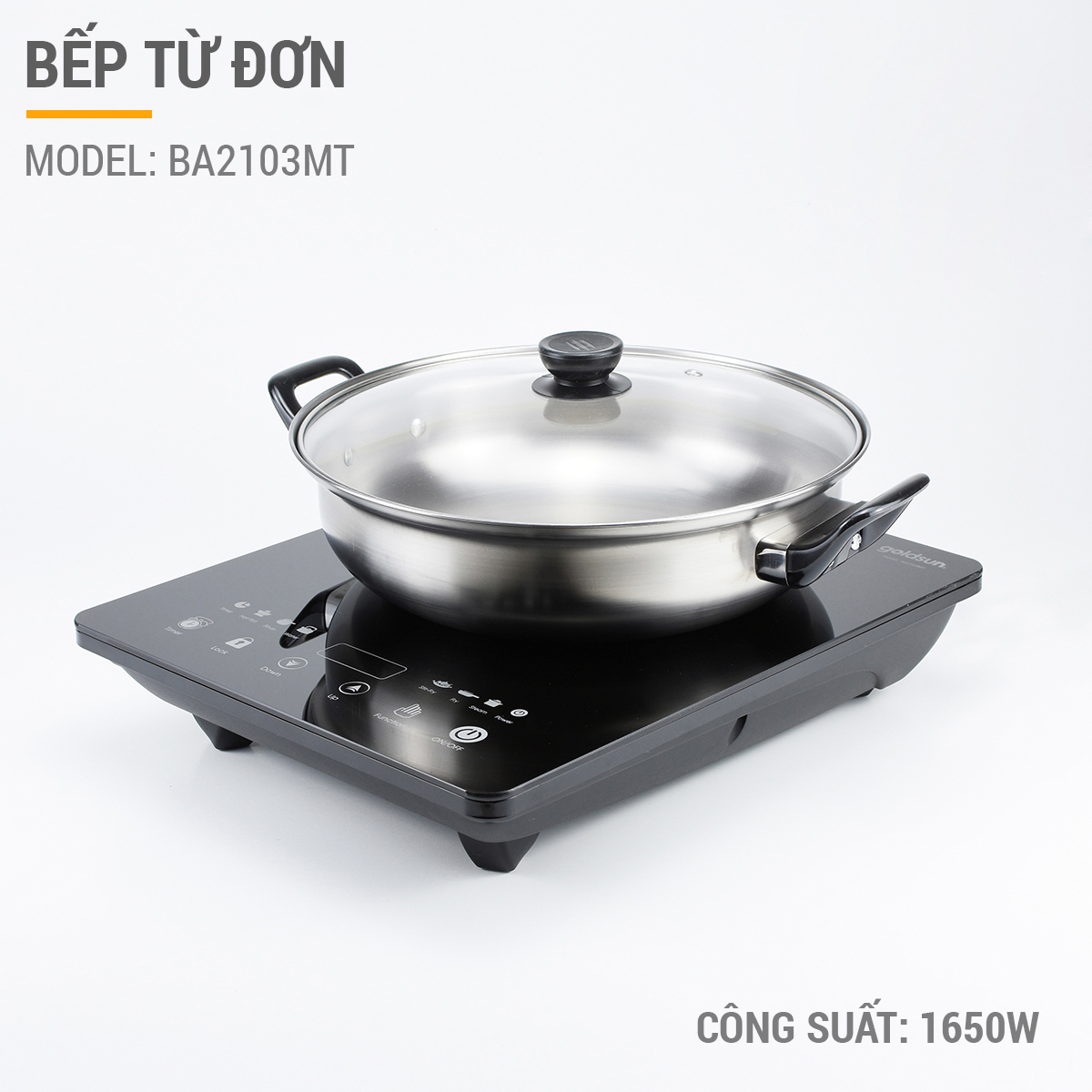 Bếp từ đơn Goldsun BA2103MT