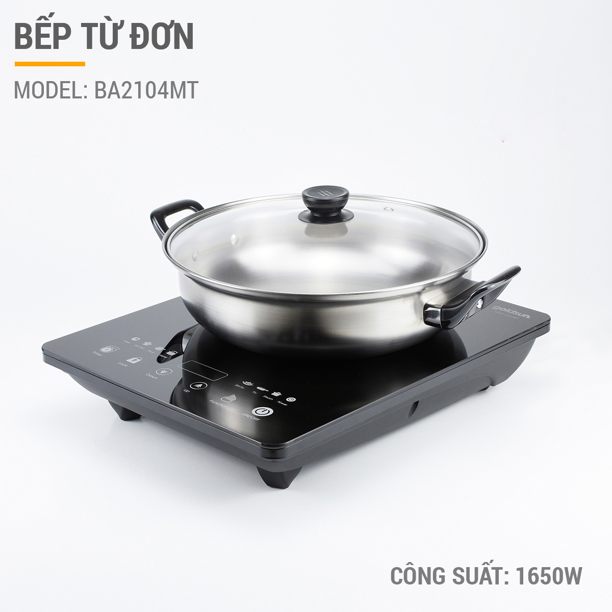 Bếp từ đơn Goldsun BA2104MT