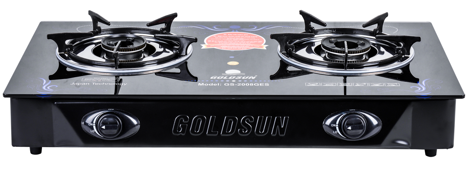 Bếp gas đôi để bàn Goldsun XU2008GES