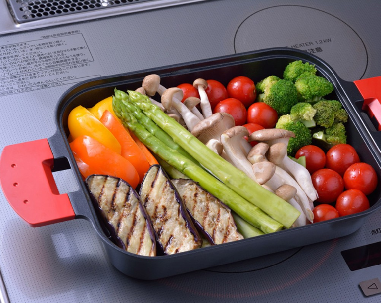 Bếp nướng & hấp UCS16 Uchicook - Nhật Bản