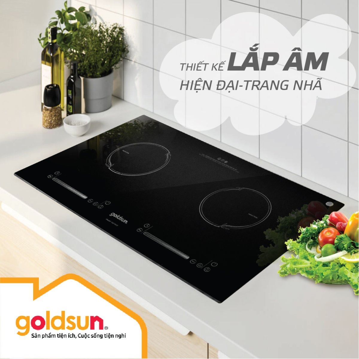 Bếp từ đôi Goldsun GDI7410