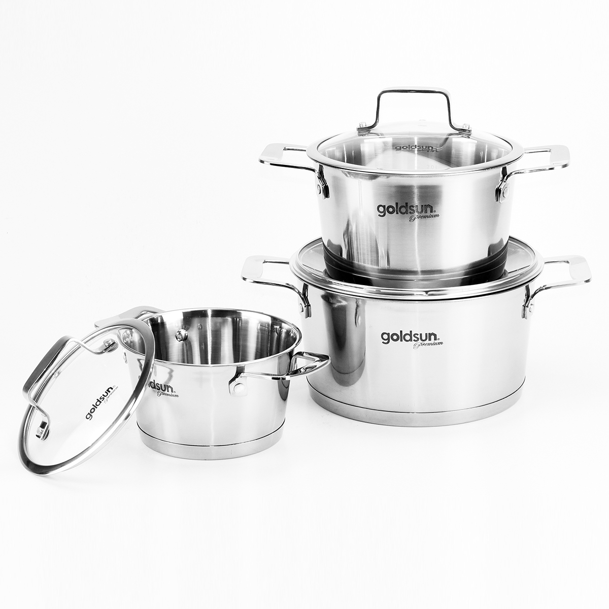 BỘ NỒI INOX GOLDSUN GD26-3506SG