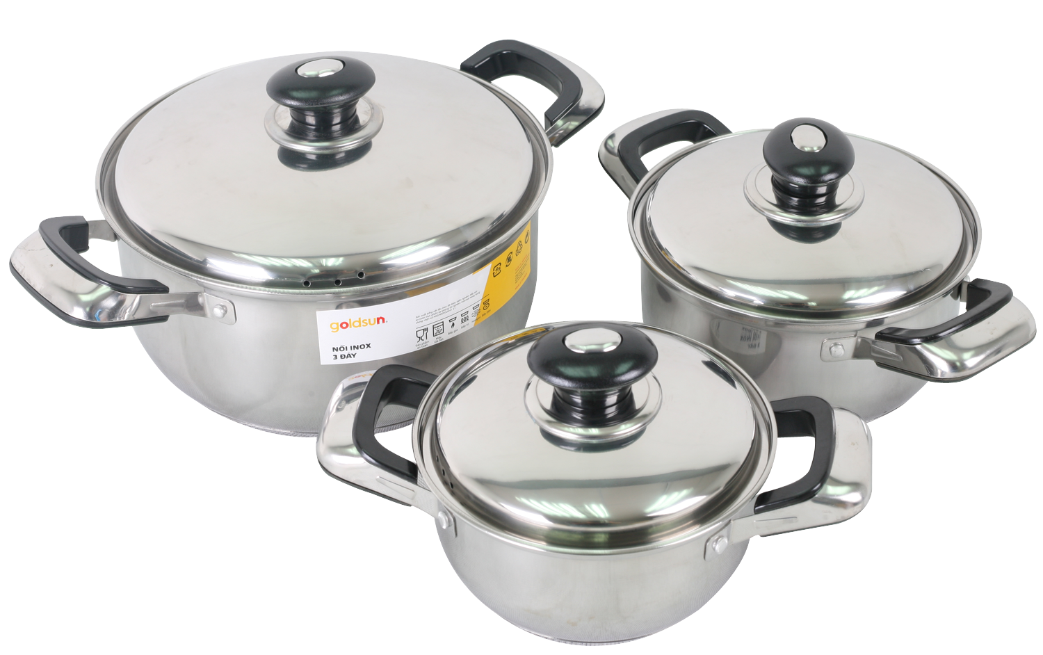 Bộ nồi inox Goldsun GE02-3306 SS