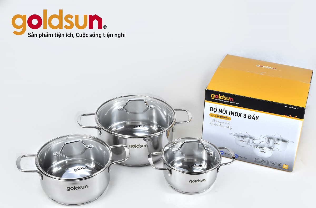 Bộ nồi inox Goldsun GPS1702-S