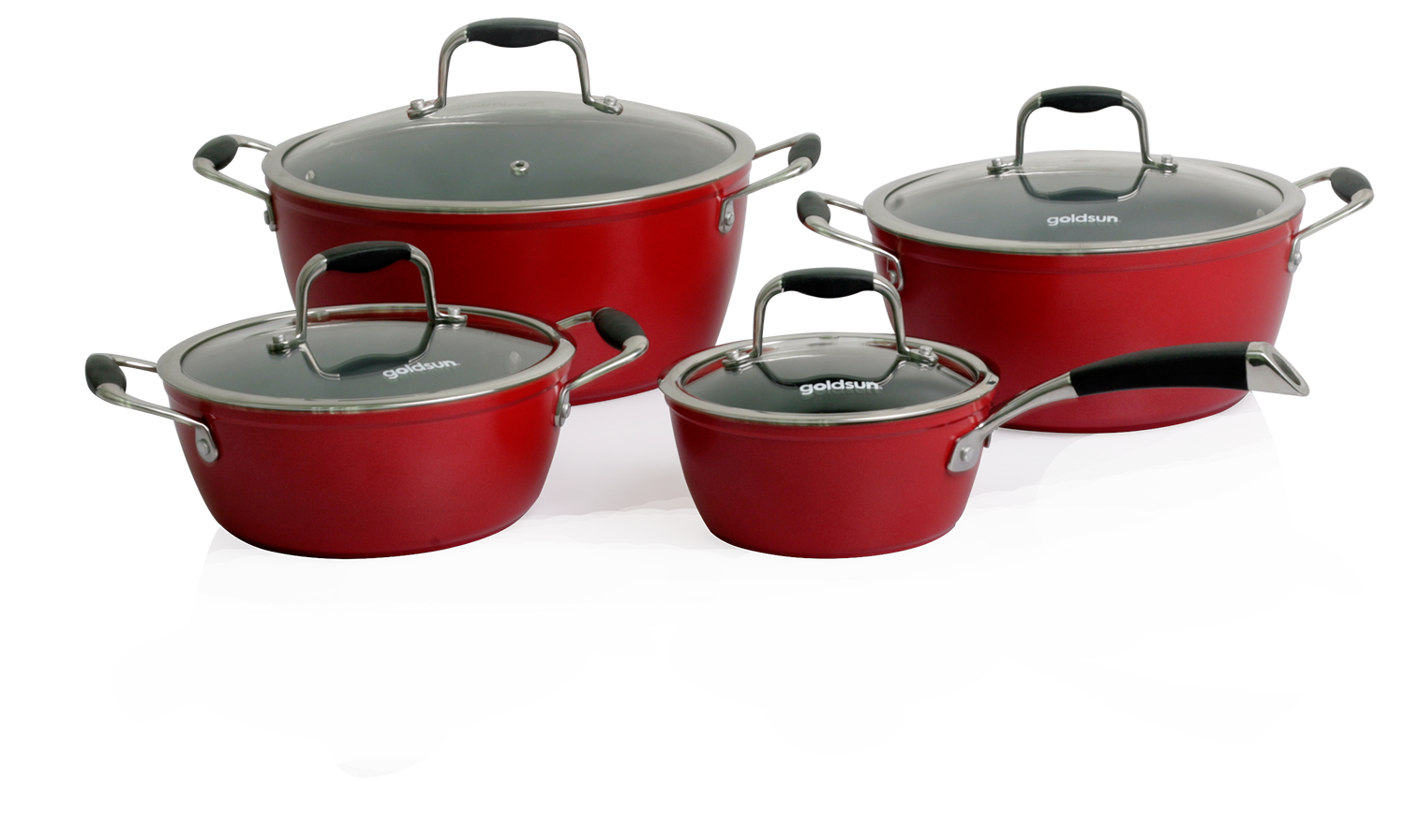 Bộ nồi nhôm Goldsun ROMA CHEF AH08-3