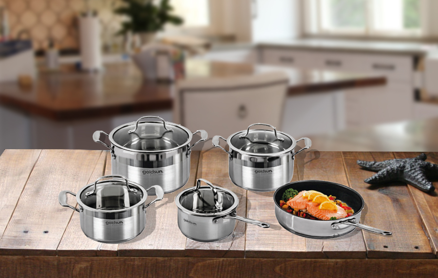 Bộ nồi inox 5 đáy GH10-5309SG
