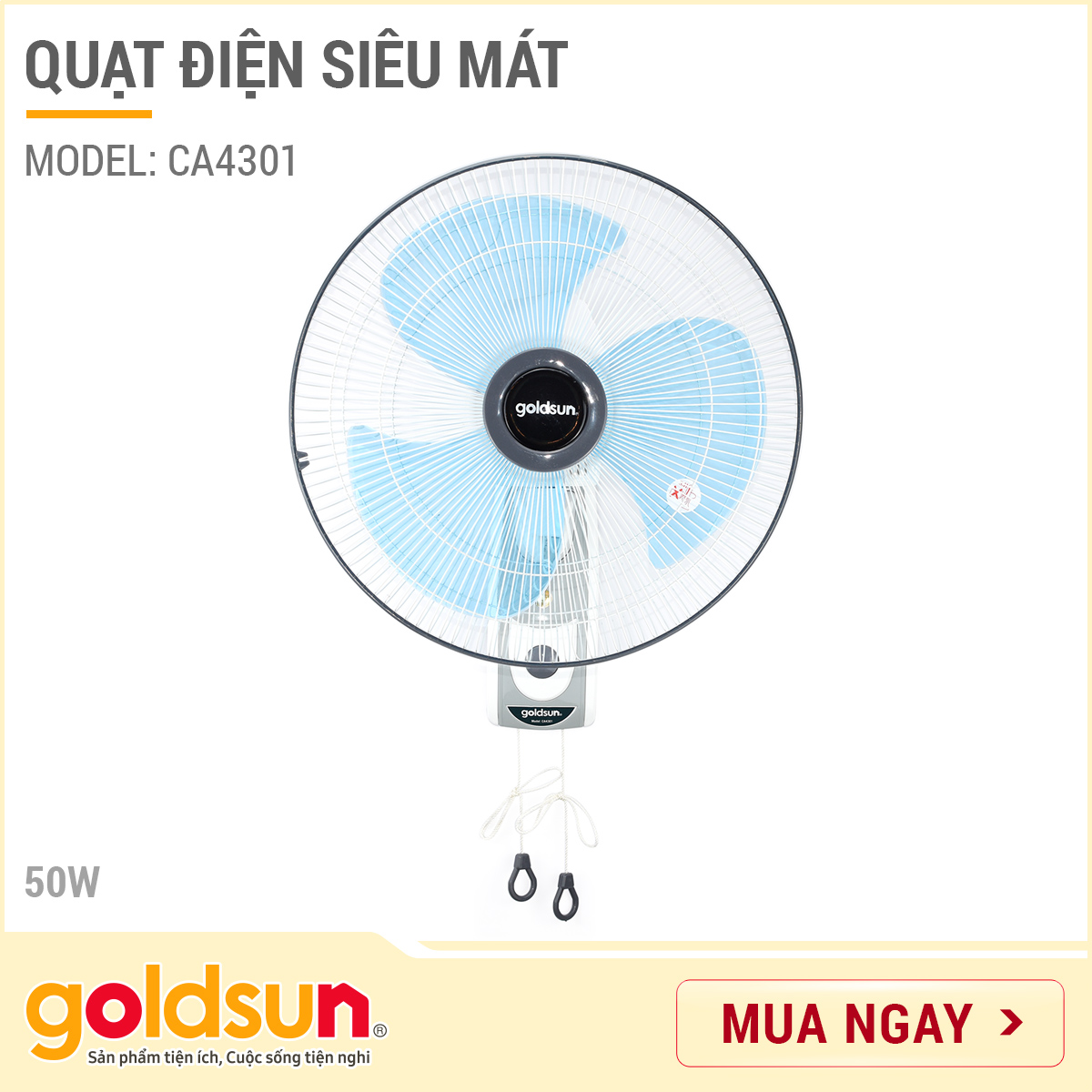 Quạt treo Goldsun CA4301