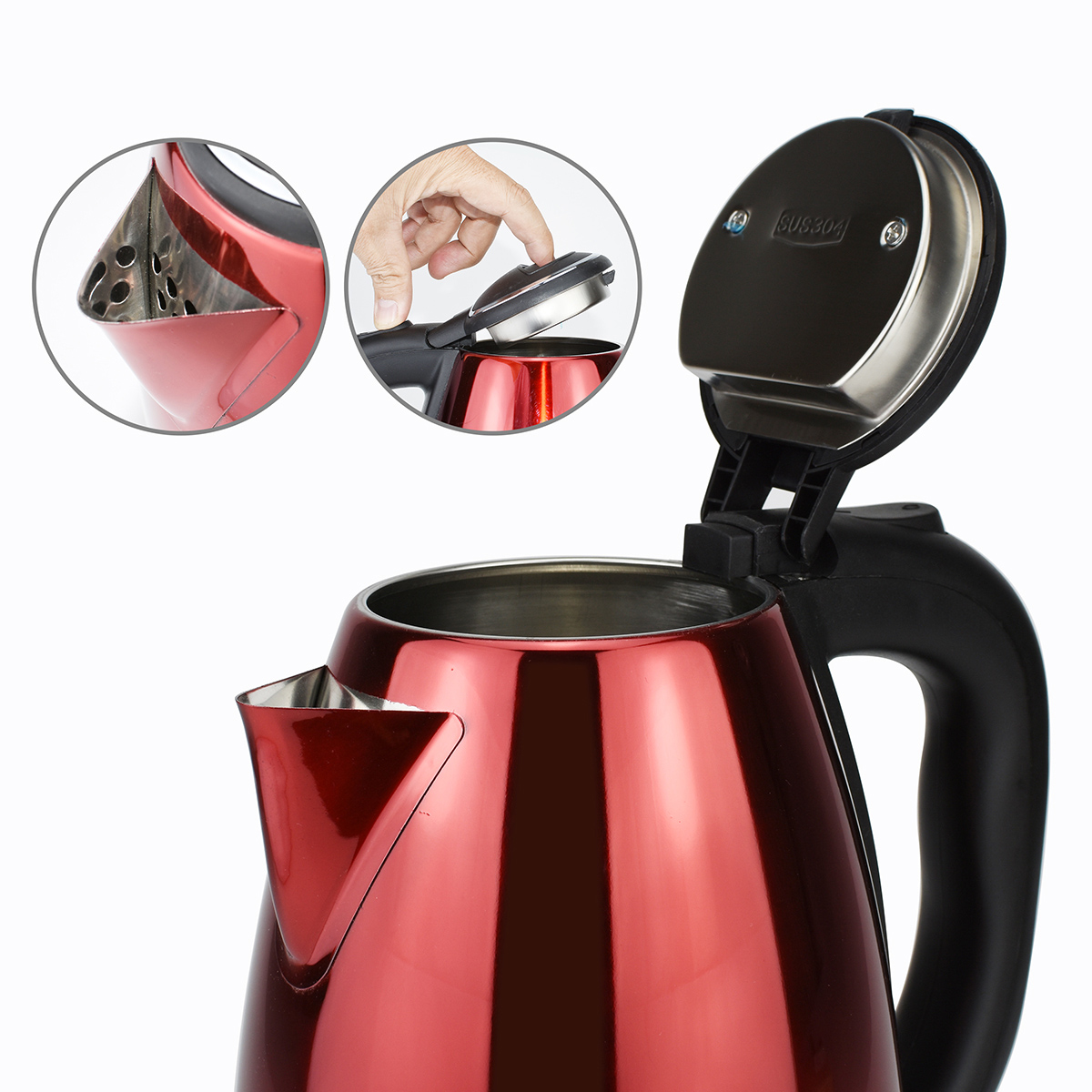 ấm siêu tốc inox Goldsun