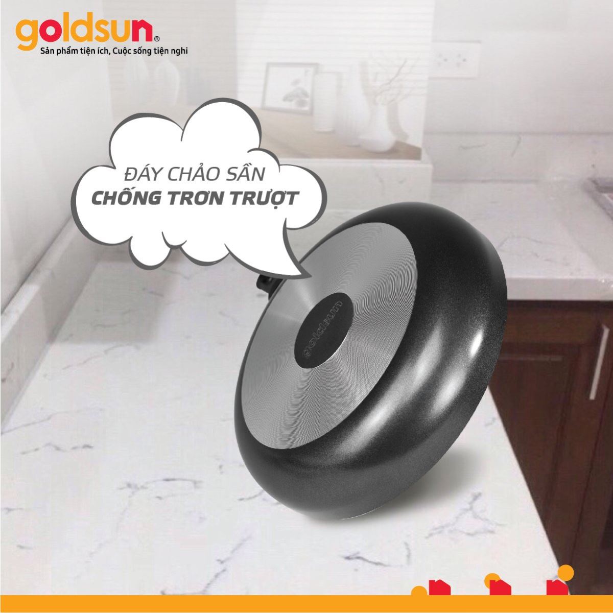 Chảo chống dính Goldsun GPA1200-30