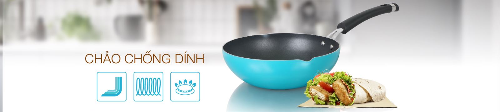 Chảo chống dính Teflon Classic (Mỹ) DSP-GE526