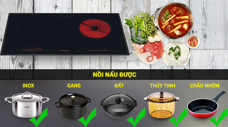 Bếp điện từ & hồng ngoại CH-GYL28
