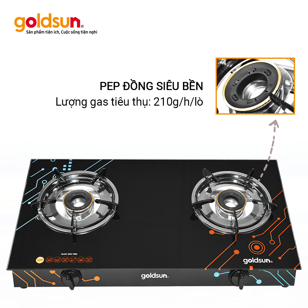 Bếp gas dương Goldsun GGS7009