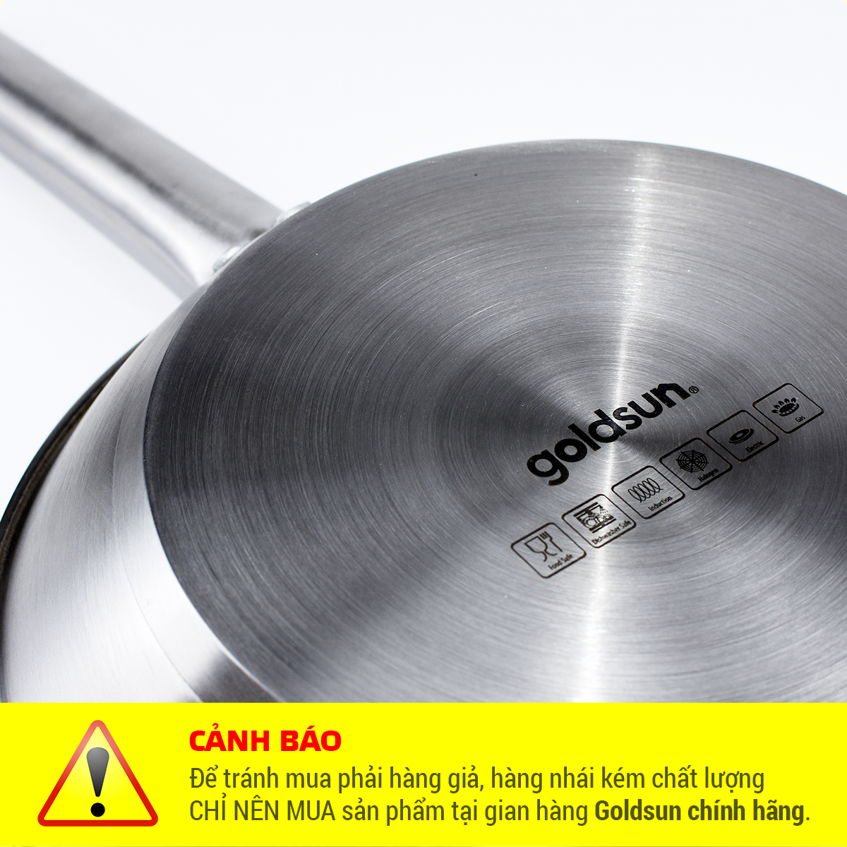 Chảo Inox Chống Dính Goldsun GPP03-FF28 