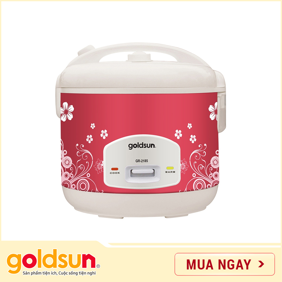 Nồi cơm điện nắp gài 1,8 lít Goldsusn GR 2185