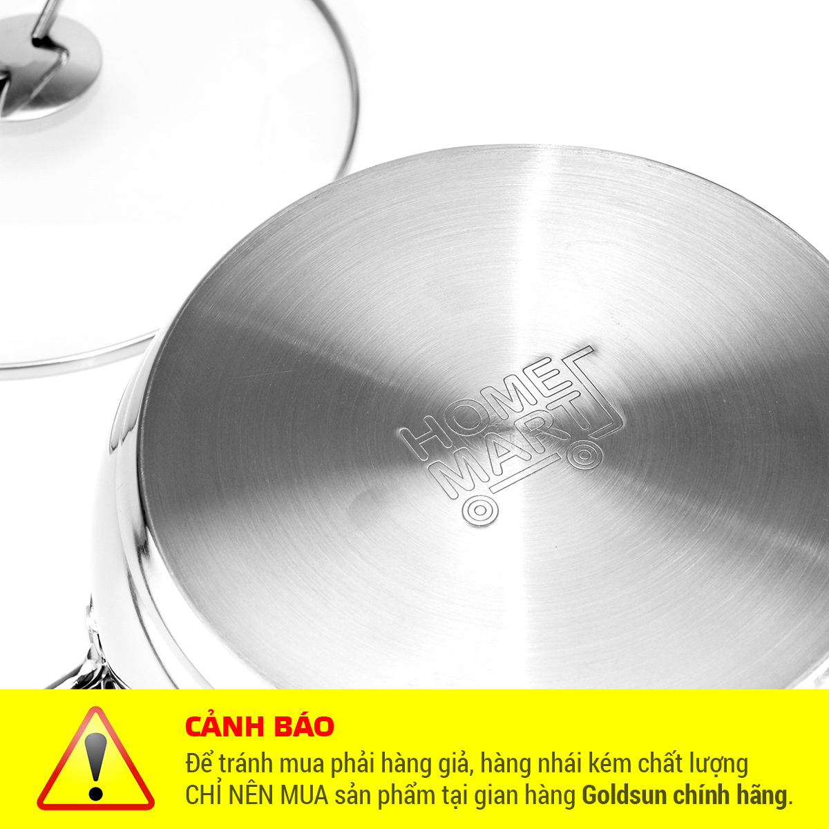 Bộ nồi inox 3 đáy Goldsun HM22-7