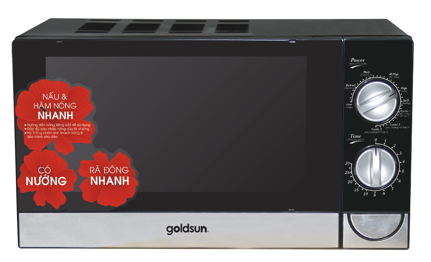 Lò vi sóng điều khiển cơ Goldsun MWO - G20 PB5