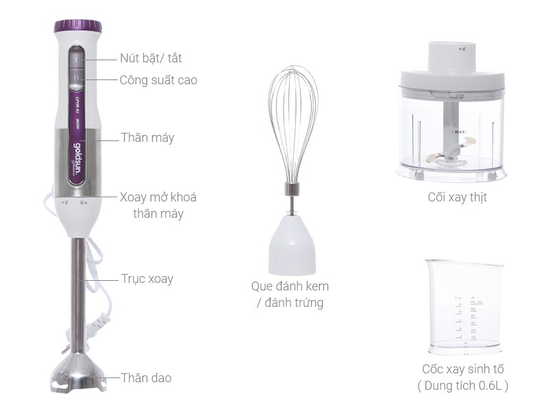  Máy xay cầm tay GPHB-82(W)