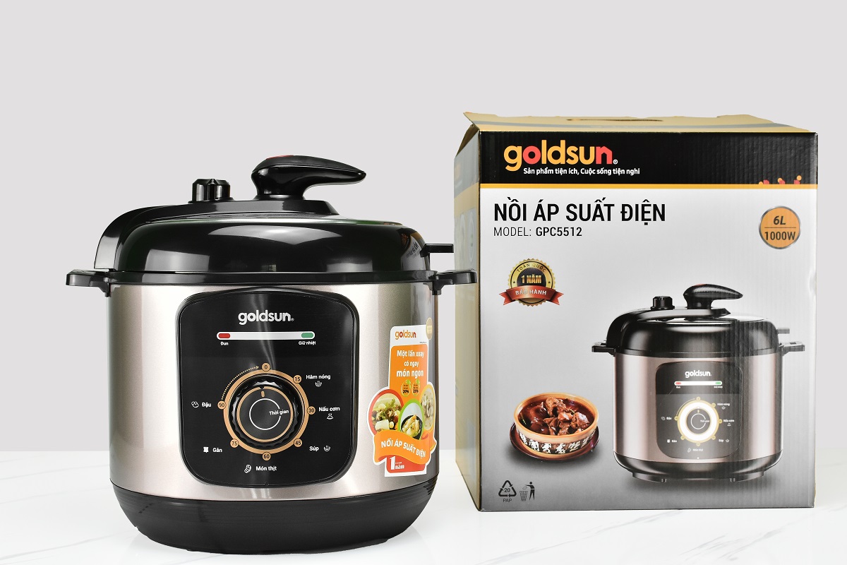 Nồi áp suất điện Goldsun GPC5512