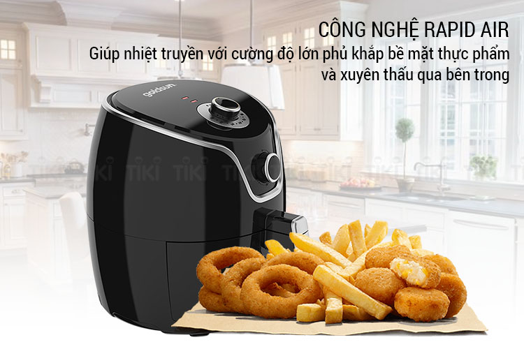 Nồi chiên không dầu cơ CQ1502 công nghệ rapid air