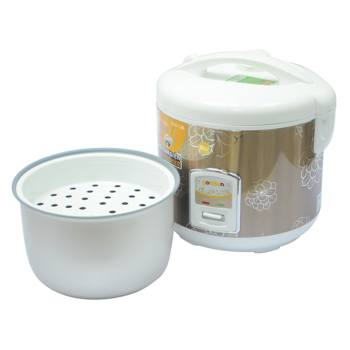 Nồi cơm điện Goldsun 1,8 lít ARC-G18MC
