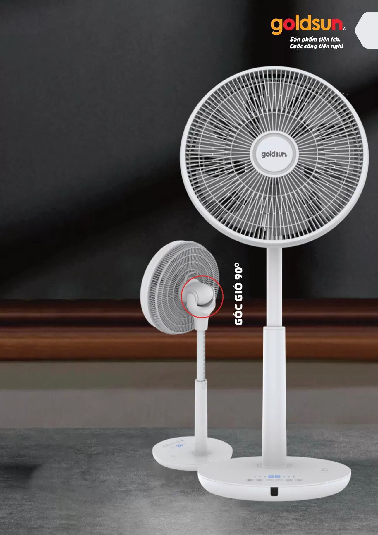 Quạt tích điện đa năng GS_2109