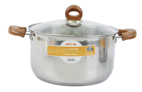 Bộ nồi inox Goldsun GP12-3306SG