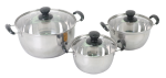 Bộ nồi inox Golsun bếp từ GE21-4307SG