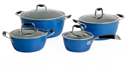 Bộ nồi nhôm Goldsun ROMA CHEF AH08-3