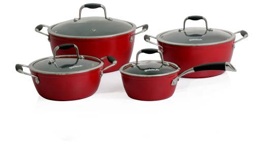 Bộ nồi nhôm Goldsun ROMA CHEF AH08-3