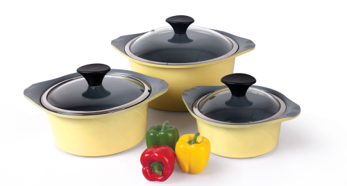 Bộ nồi nhôm đúc Goldsun AD02-3106AG