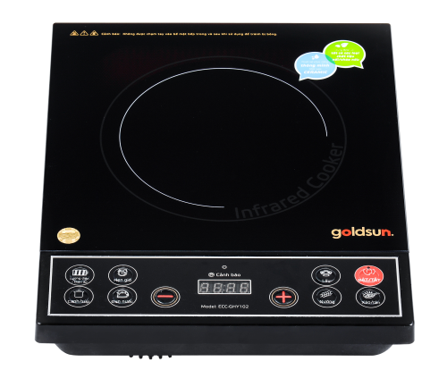 Bếp hồng ngoại mặt GỐM Goldsun ECC-GHY102