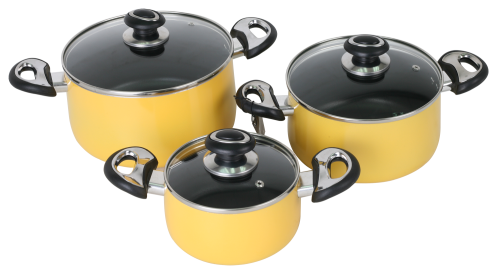 Bộ nồi nhôm chống dính Goldsun AE11-3106AG