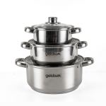 Bộ nồi inox 3 đáy GE35-3306SGMT