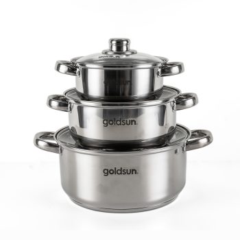 Bộ nồi inox 3 đáy GE35-3306SGMT