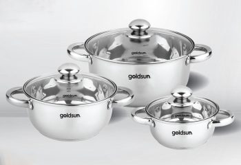 Bộ nồi inox 3 đáy GE40-3306SG