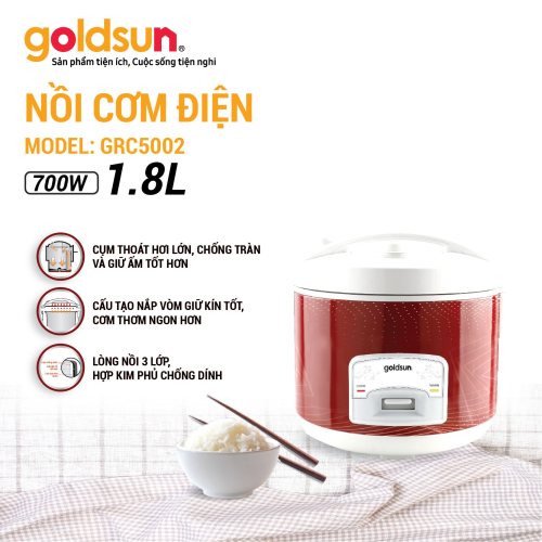 Nồi cơm điện Goldsun GRC5002