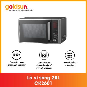 Lò vi sóng Goldsun CK2601- Điện tử 28L
